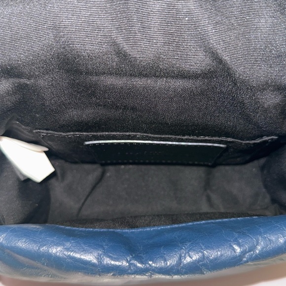 The Marc Jacobs Blue Pillow Bag- 8" W & about 6" H & 2" D - Picture 3 of 10